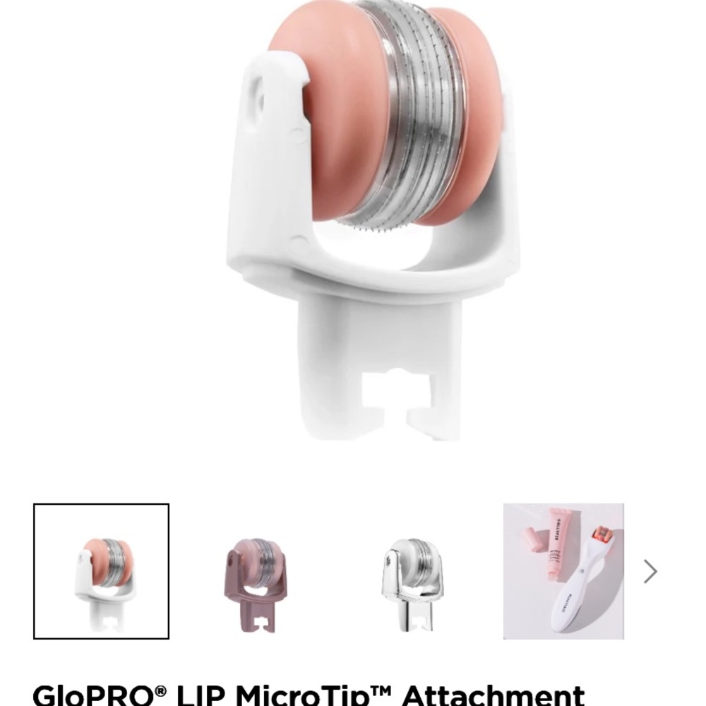 GloPRO LIP MicroTip Attachment - Pink and Silver